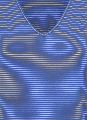 Alice Collins Perfect Striped V-Neck T-Shirt